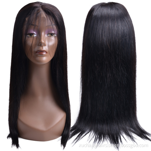 Cheap Price Raw Indian Hair Directly From India Natural Straight 4*4 Lace Closure Wigs Original Human Hair Wig For Black Women